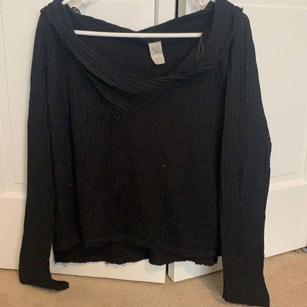 Free People Black Sweater size xs